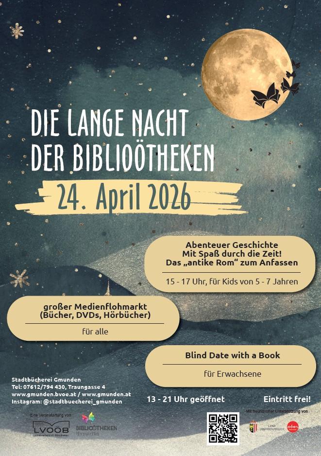 Plakate von der langen Nacht der Bibliotheken