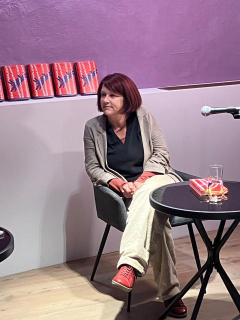 Lesung Sandra Weihs, Foto Autorin