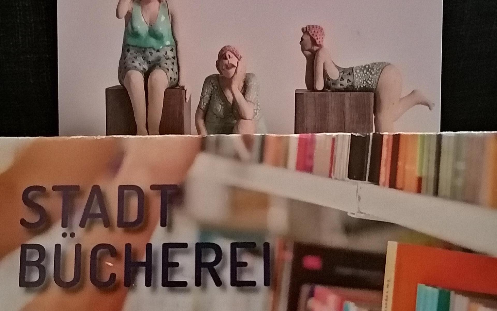 Foto Flyer Stadtbücherei und Keramikladen