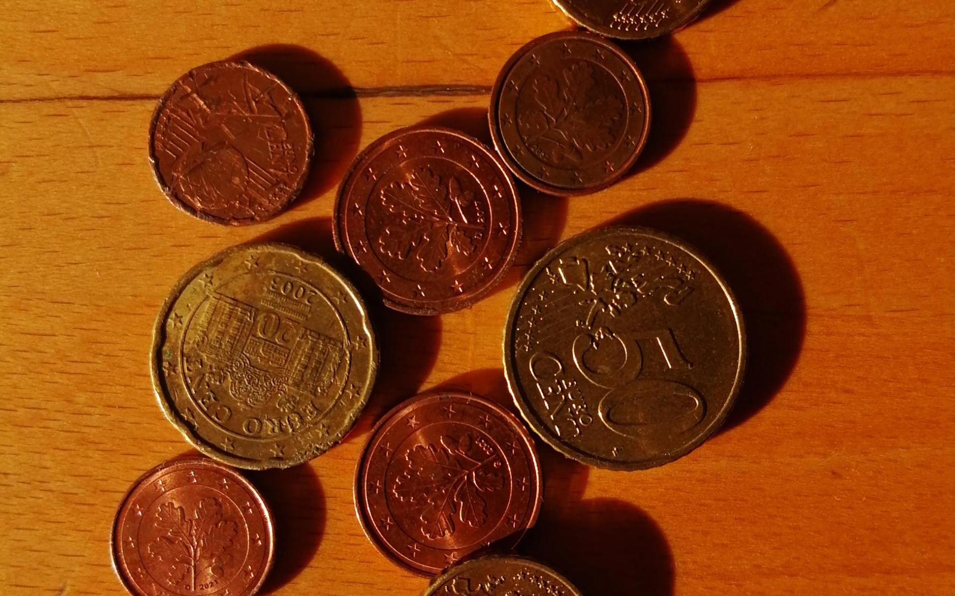 Foto von Geldmünzen