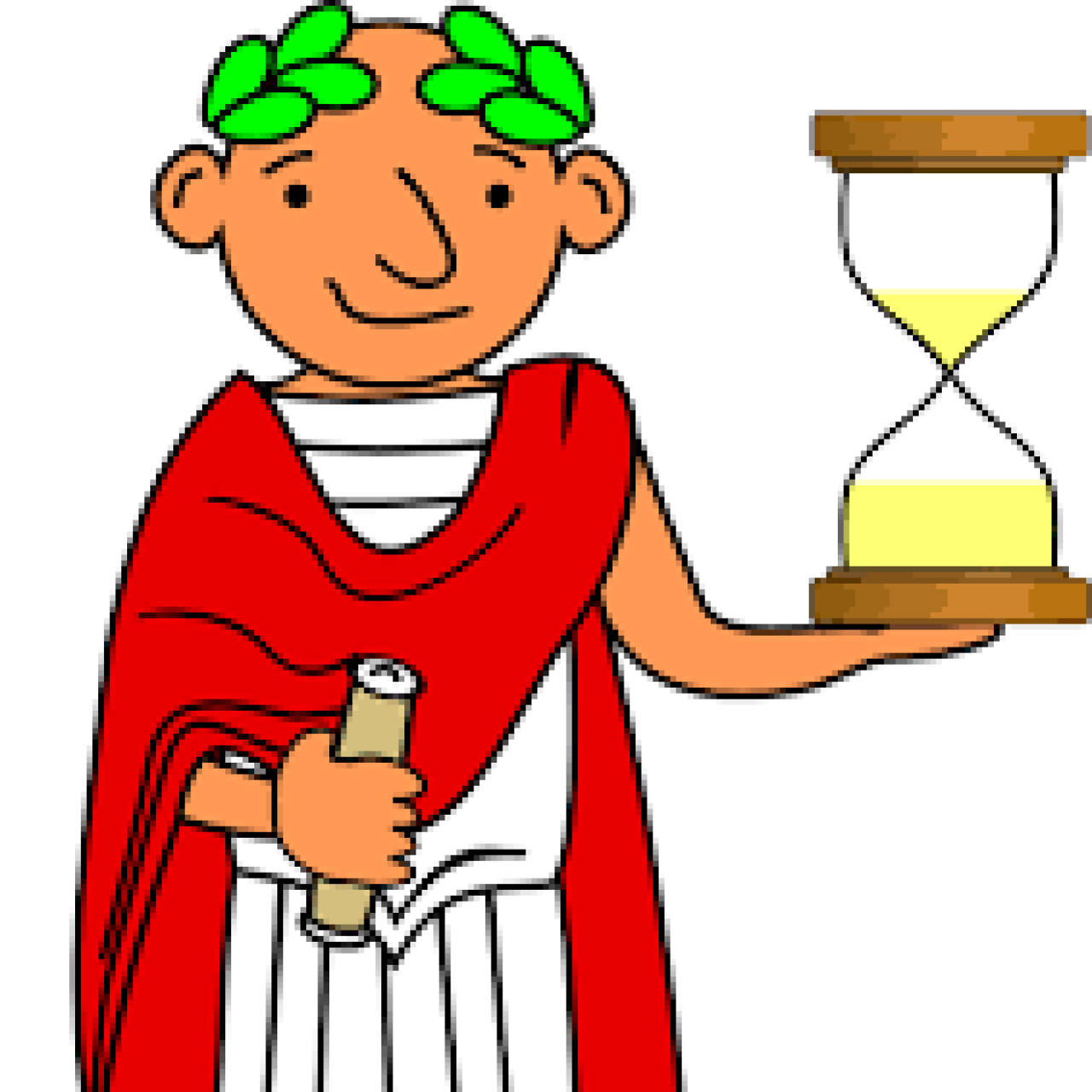 Bild Römer mit Sanduhr