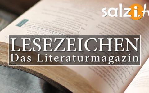 Logo "Lesezeichen - Das Literaturmagazin auf salzi.tv